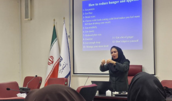برگزاری کارگاه آموزشی مدیریت سبک زندگی در سلامت، کنترل وزن و پیشگیری از چاقی
