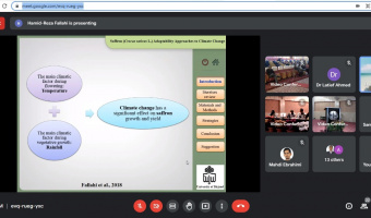 سخنرانی عضو هیات علمی دانشگاه بیرجند در کنفرانس بین المللی Saffron and Seed Spices