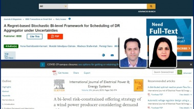 ارائه روش جدید برای برنامهریزی بهینه سیستمهای هوشمند انرژی الکتریکی