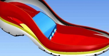 کفش ورزشی با مکانیزم هیدرولیکی