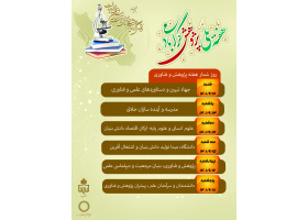 روزشمار هفته پژوهش و فناوری ۱۴۰۱