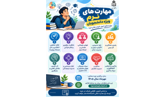 فراخوان برگزاری دوره‌های مهارت نرم ( ویژه دانشجویان)