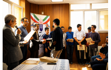 مراسم تقدیر از دانش‌آموزان برتر نیمسال اول تحصیلی ۰۵-۱۴۰۴
