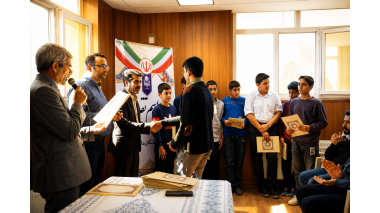 مراسم تقدیر از دانش‌آموزان برتر نیمسال اول تحصیلی ۰۵-۱۴۰۴