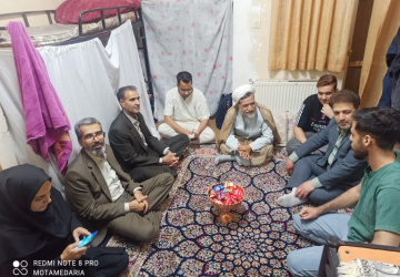 حضور رئیس دانشگاه در سرای دانشجویی سرو