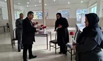 حضور معاون دانشجویی در سطح خوابگاه‌های خواهران و تقدیر از همکاران خانم به مناسبت روز زن