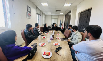 جلسه منتخبین شورای صنفی بامعاونت دانشجویی