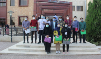 حضوردانشجویان برگزیده دانشگاه بیرجنددر بیست و ششمین مرحله المپیادعلمی دانشجویی منطقه ۹ کشوری