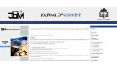 University of Birjand’s Journal of Geomine Indexed in ISC