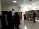 بازدید دانش آموزان هنرستان شاهد سهام خیام از کتابخانه مرکزی و مرکز نشر دانشگاه بیرجند