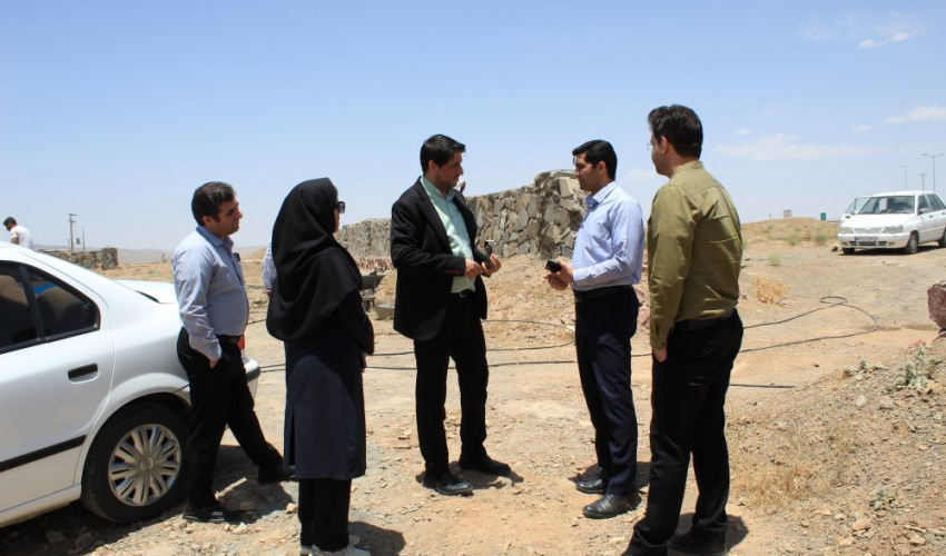 بازدید مدیران ستادی دانشگاه بیرجند از پروژه‌های عمرانی دانشکده فنی فردوس